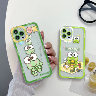 Capa Para Samsung A54 A14 A13 A20S A21S A22 A23 A24 A20 A30 A31 A32 A32 A33 A42 A50 A50S A51 A52 A52S A53 A71 A72 A73 4G 5G Desenho Animado De Sapo Keroppi Macia Transparente