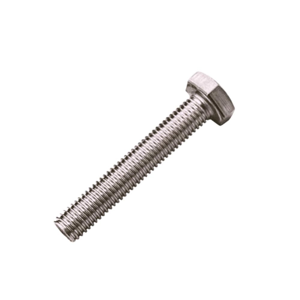 Parafuso Sextavado M12 x 100 mm Inox 304 - 5 Peças
