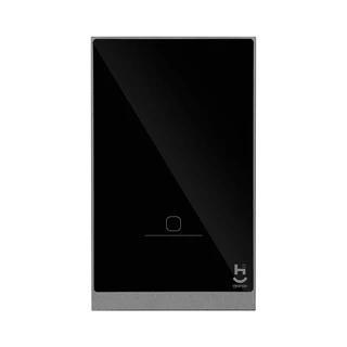 Interruptor Inteligente Zigbee Touch 1 Botões Preto