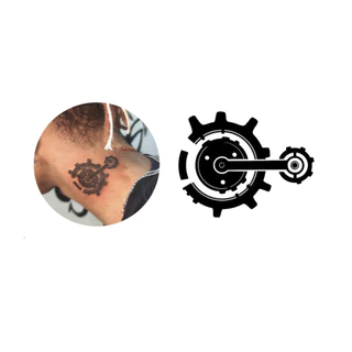 TATUAGEM COSPLAY Vi Arcane LoL League of Legends