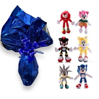 Ovo Da Páscoa 350g Com Boneco Sonic 3 Amigos