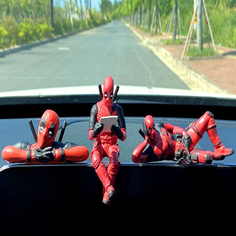 Deadpool doll decoration/home , Carro , Brinquedos Para Decoração De Motocicletas