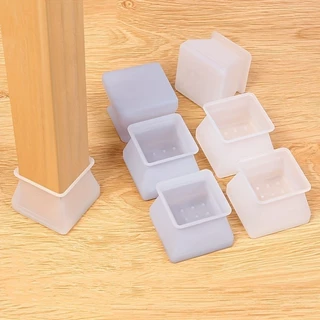 Capa De Proteção De Silicone Antiderrapante Para Cadeira/Mesa/Banco 4 pçs