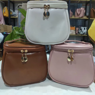 Bolsa Necesseire de Maquiagem à prova d'água de grande capacidade Multicompartimentos versão coreana em Oferta na Shopee