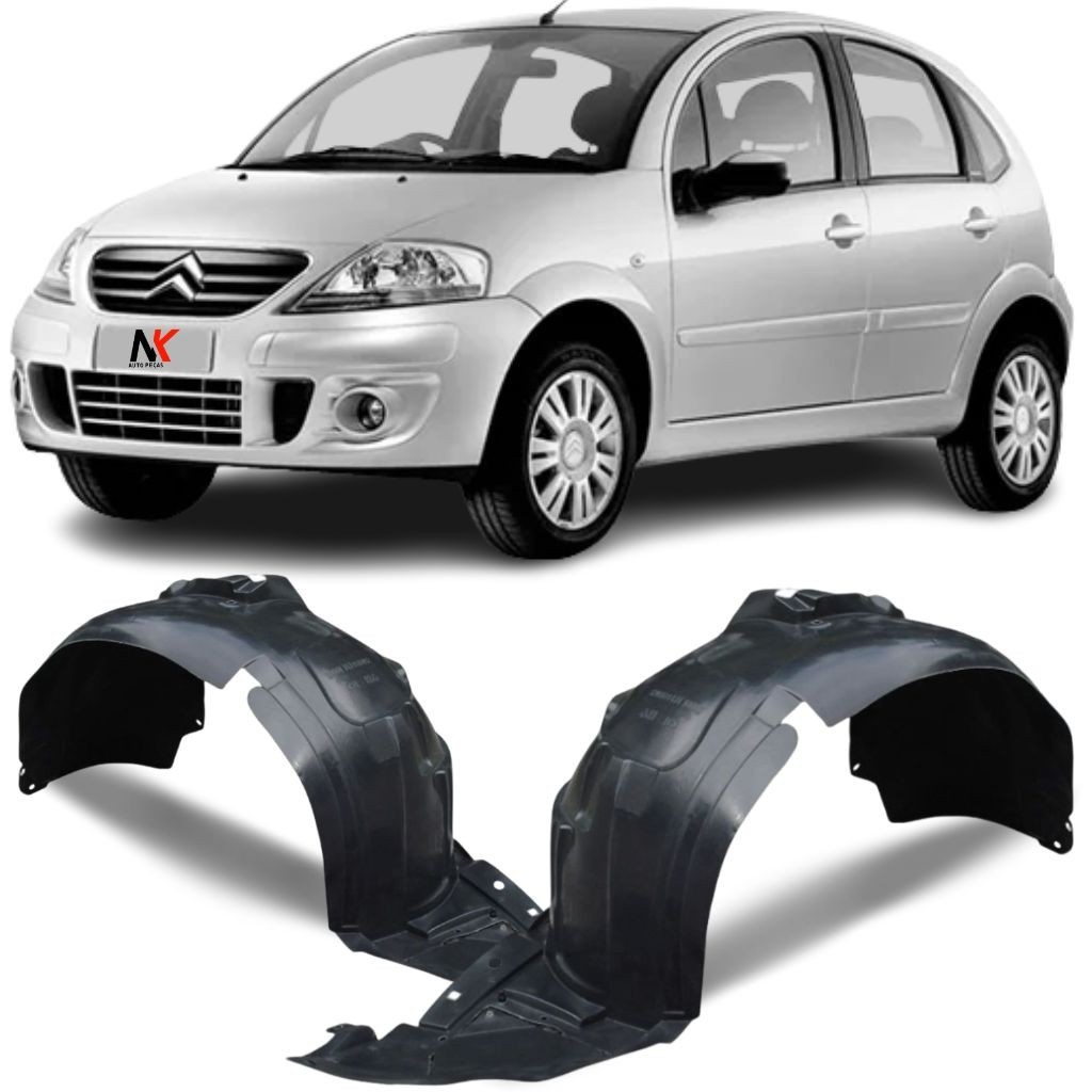Par Parabarro Dianteiro Citroen C3 2003 2004 2005 2006 á 2012