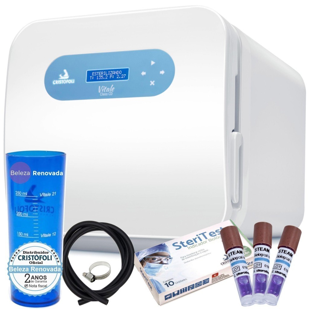 Autoclave 21 Litros Cd Cristofoli + Indicador Biológico10Und