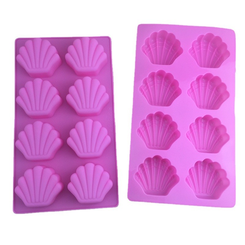1pc Silicone Madeleine Biscoito Molde 15 Escudo Bolo Pan Ferramentas Fondant Bakeware Moldes