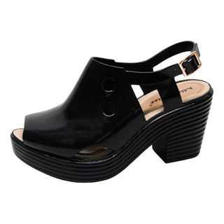 Sandália Feminina Sandal Boot Alta Monocolor Miss Miss 10257