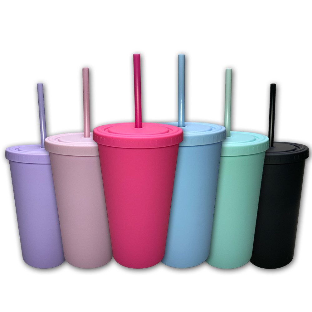 Copo Fosco Liso 450 ML Com 2 Camadas