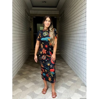 Vestido Midi Céu Do Serrado Farm