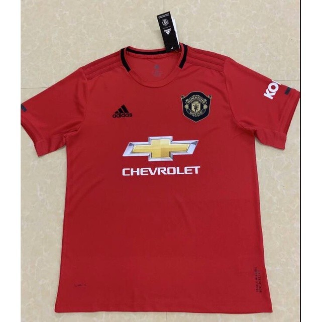 2019 2020 Manchester United Home Fan Edition Camisa De Futebol | Shopee ...