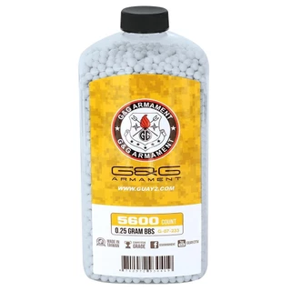 BBS MUNIÇÃO AIRSOFT G&G 5600UN. 0.25G