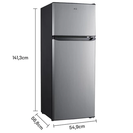 Geladeira Refrigerador HQ Defrost 230 Litros Preto/Inox HQ-230RDF 220V — foto 3 de 3
