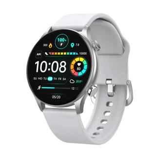 Smartwatch Haylou Ls16 Relógio Inteligente BT 5.2 Tela 1.4 pol. Prata