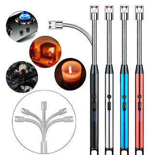 Acendedor de Plasma Ecológico para Fogão Velas Camping Usb Luxo MarisaStore