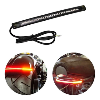 Lanterna Traseira Com Pisca Full Led Moto Custom Café Racer