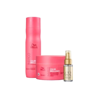Kit Wella Professionals Color Brilliance Sh 250ml + Masq 150g + Oil Reflections 30ml