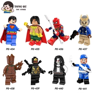 Super-homem Minifiguras Lobo Super-Homem Bloco de Construção Coleção de Bonecas Modelo Brinquedo de Aniversário