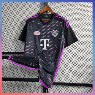 23-24 II BR Camisa Masculina Equipe De Futebol Bayern Versão Visitando De Jogador