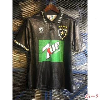 [Novo Benefício Para Convidados] 1995 Botafogo Longe De Casa Camisa Preta retro Esportiva casual S-4XL [Li5]