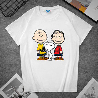 Snoopy Yoga T-shirt branco das mulheres