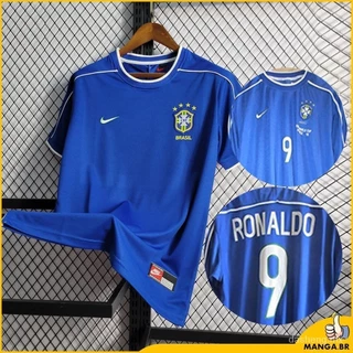 Jersey / camisa |1998 Brasil Vintage Futebol Jersey Camisa de Alta Qualidade