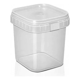 30un Embalagem 220ml Bolo De Pote Quadrado Com Tampa E Lacre