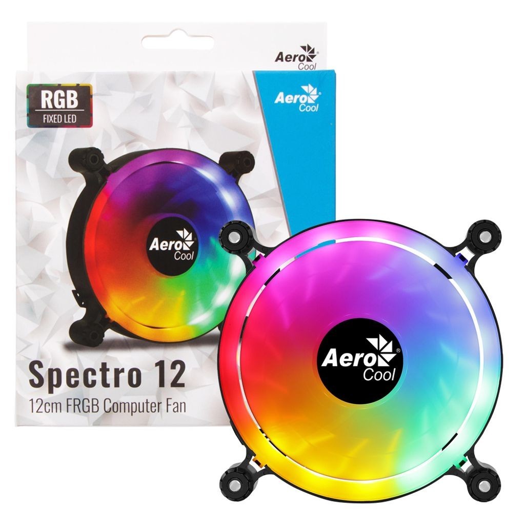 Cooler Para Gabinete Aerocool Spectro 12 FRGB 120mm | Shopee Brasil