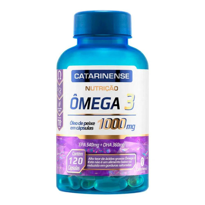 Ômega 3 Catarinense 1000mg Com 120 Cápsulas