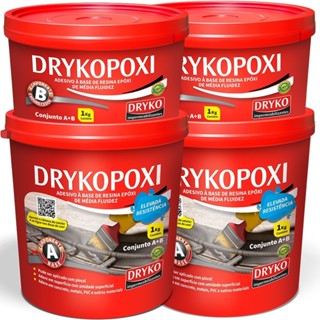 Kit 2 Adesivos estrutural Epóxi 1 kg - Dryko