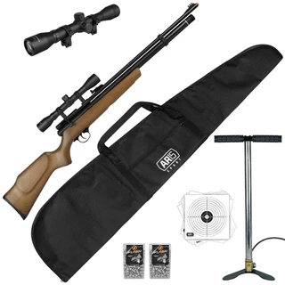 PCP 5.5mm Beeman 830fps Chief 1322 Madeira + Luneta e Bomba