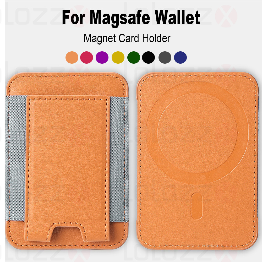 Portafoglio MagSafe per iPhone 13 12 Pro Max Mini pelle porta carte