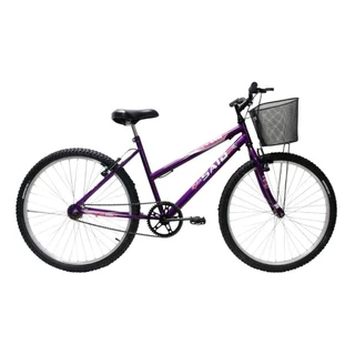 Bicicleta Aro 26 Feminina Mono Sem Marcha Com Cesta Saidx em Oferta na Shopee