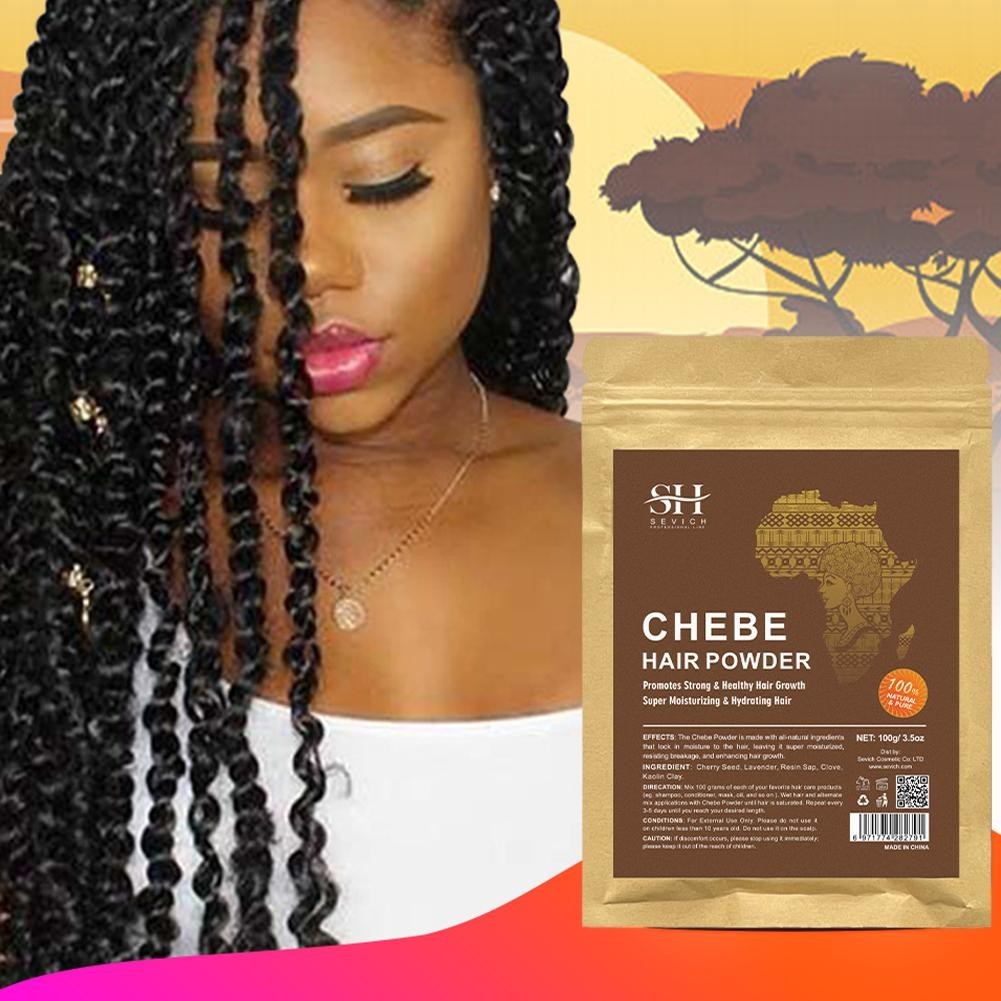 África Chad 100 % Chebe Pó Feminino Tração Alopecia Cabelo Ficar Louco ...