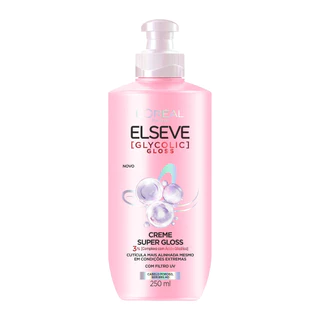 CREME PARA PENTEAR ELSEVE GLYCOLIC SUPER GLOSS 250ML
