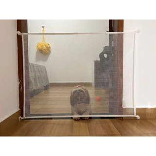 Cerca tela para cachorros - Divisoria para portas - COR BRANCA