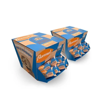 Kit Bombom De Chocolate Branco Cookie Cream Zero Açúcar Flormel 2 Caixas Com 18 Unidades