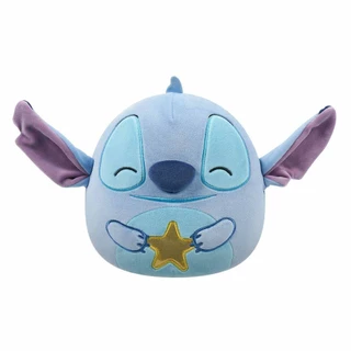 Pelúcia Squishmallow 20cm do Stitch com Estrela - Disney