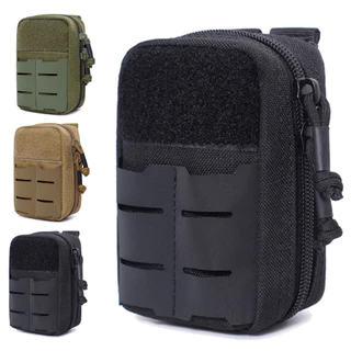 LUC Molle Pouch Outdoor Hiking Saco De Primeiros Socorros Mochila Para Homens De Viagem Lanterna De Cintura