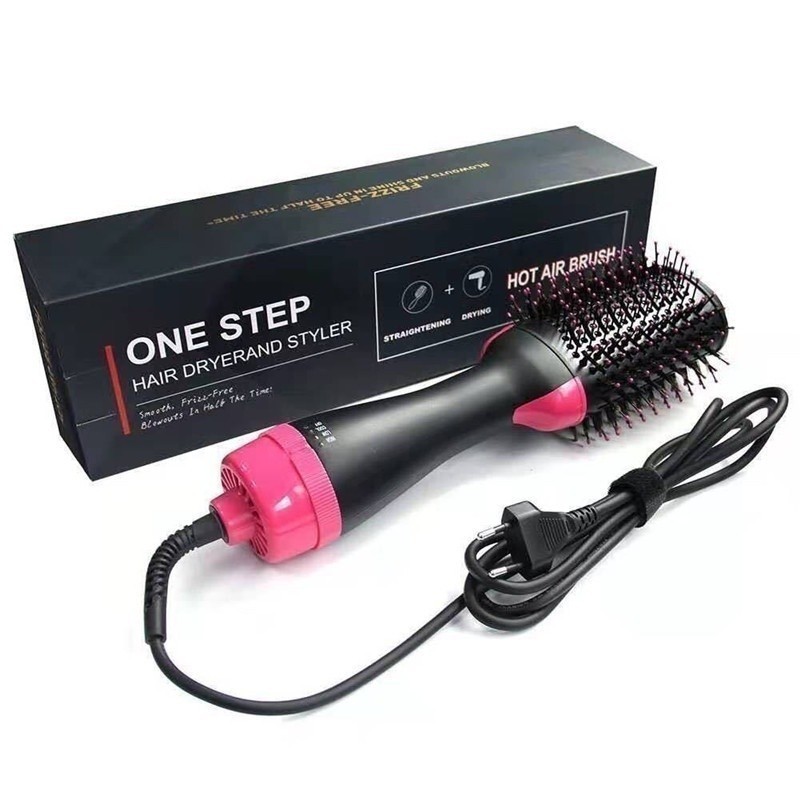 Escova Secadora Alisador Elétrica Quente Cabelo Com 3 Em1 Hair Styler su APENAS 110V