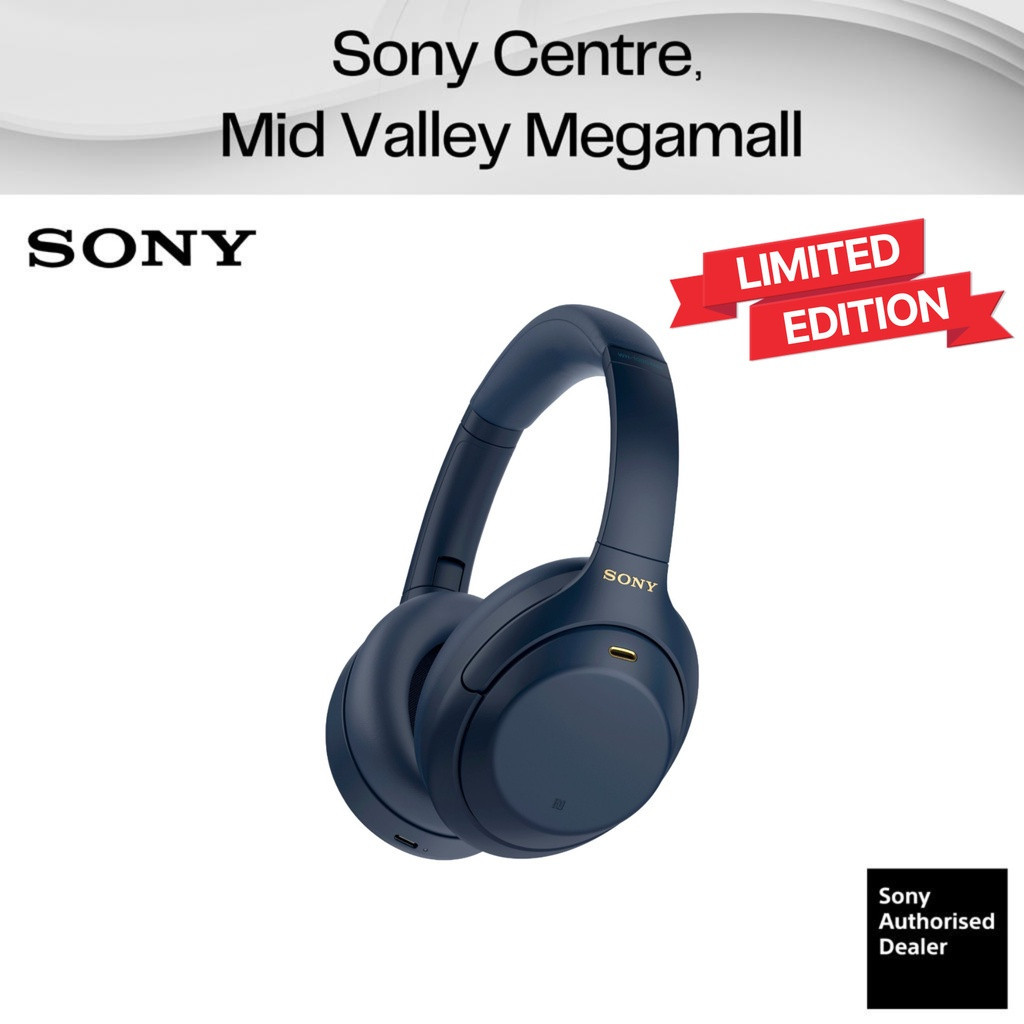 So-ny WH-1000XM4 Fones De Ouvido Digitais Sem Fio Para