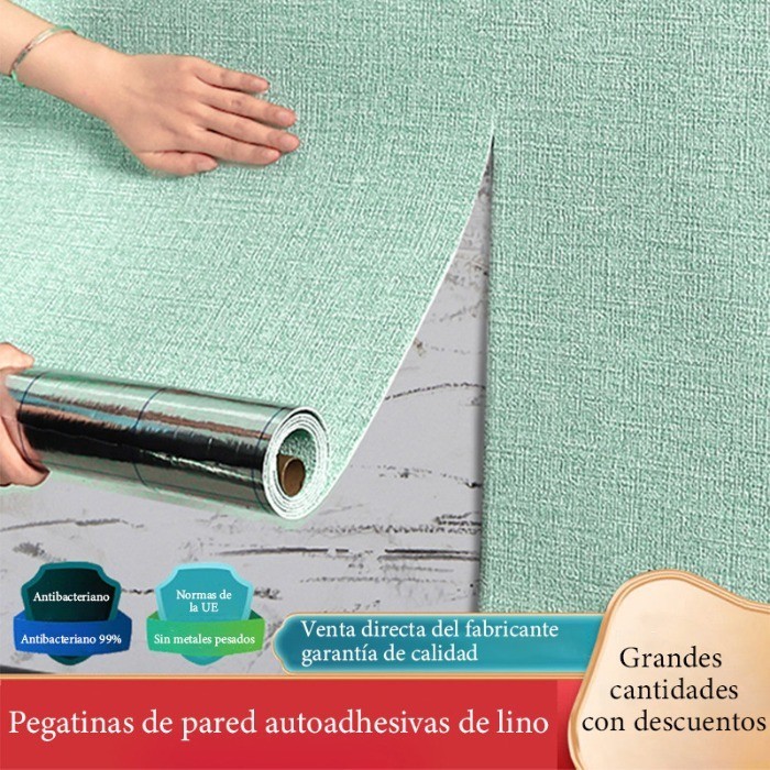 Papel De Parede De Linho À Prova De Umidade Autocolante D'água E ...