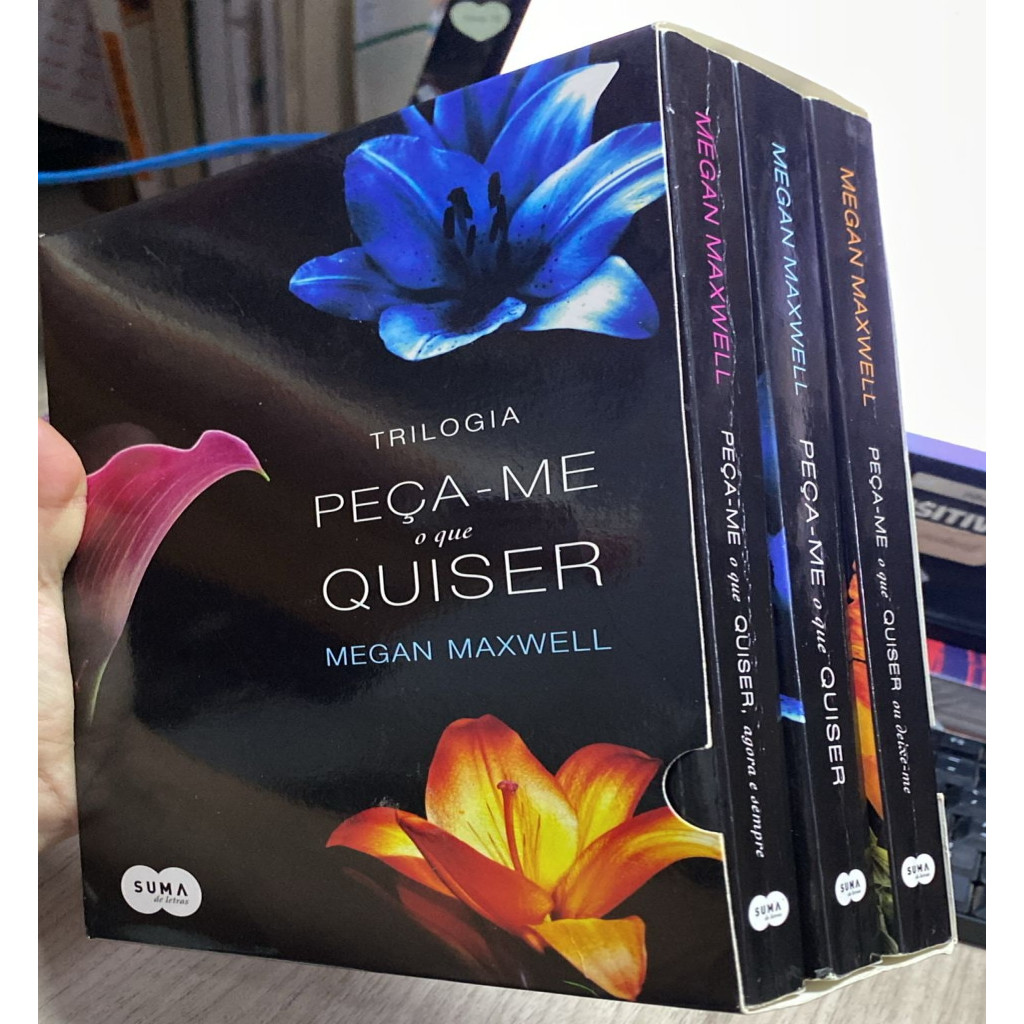 Box: Trilogia Peça-me o que quiser autor Megan Maxwell | Shopee Brasil
