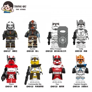 Filme de Ficção Científica Minifiguras Star Wars Cody Building Block Doll Collection Ornamentos mini Modelo Brinquedo Presente