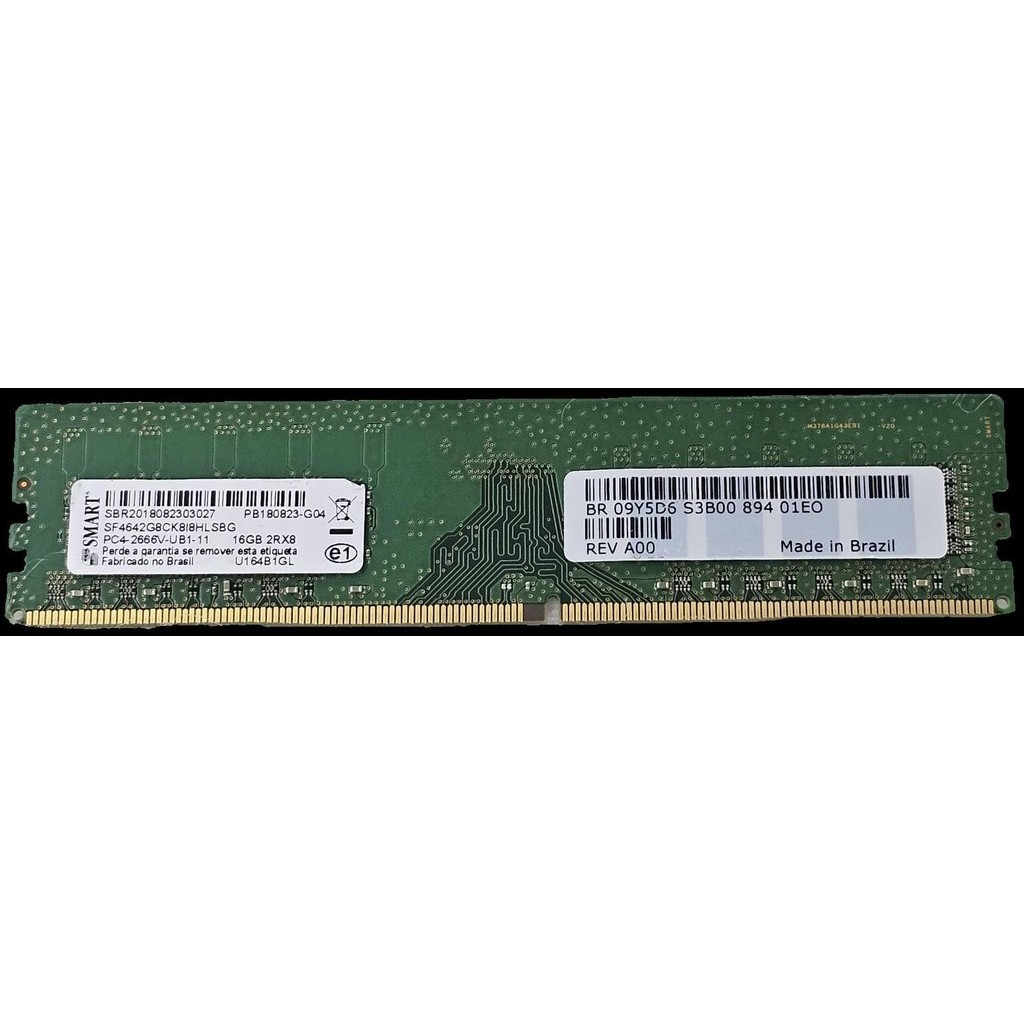 Memoria Smart Ddr4 16gb desktop Pc4-2666V 2rx8 | Shopee Brasil