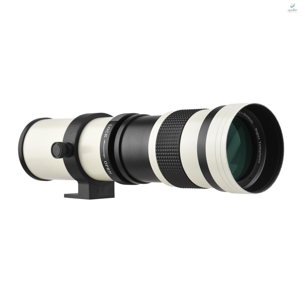 Câmera MF Super Telephoto Zoom Lente F/8.3-16 420-800mm T Montagem Com Substituição Universal De Rosca 1/4 Para Canon