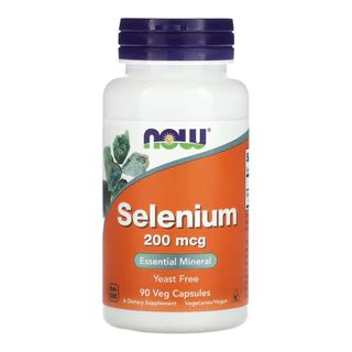 Selênio 200mg Now Foods Selenium 90 Veg Caps