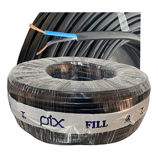 Fio Cabo Flexivel Pp 2x6mm Para Extensão - 25 Metros