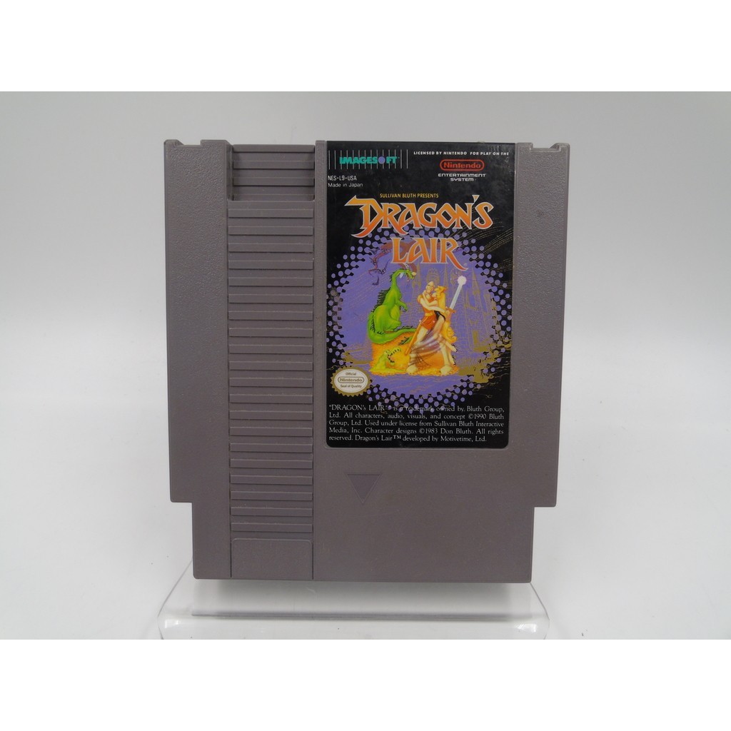 Jeu Vidéo Dragon's Lair Pour Nintendo NES - Version Loose (cartouche Seule) En Bon état, édité Par Nintendo