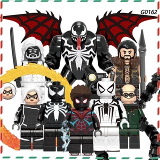 Bloco De Presentes Para Crianças Série Super-Herói Venom minifigures Modelo Boneca